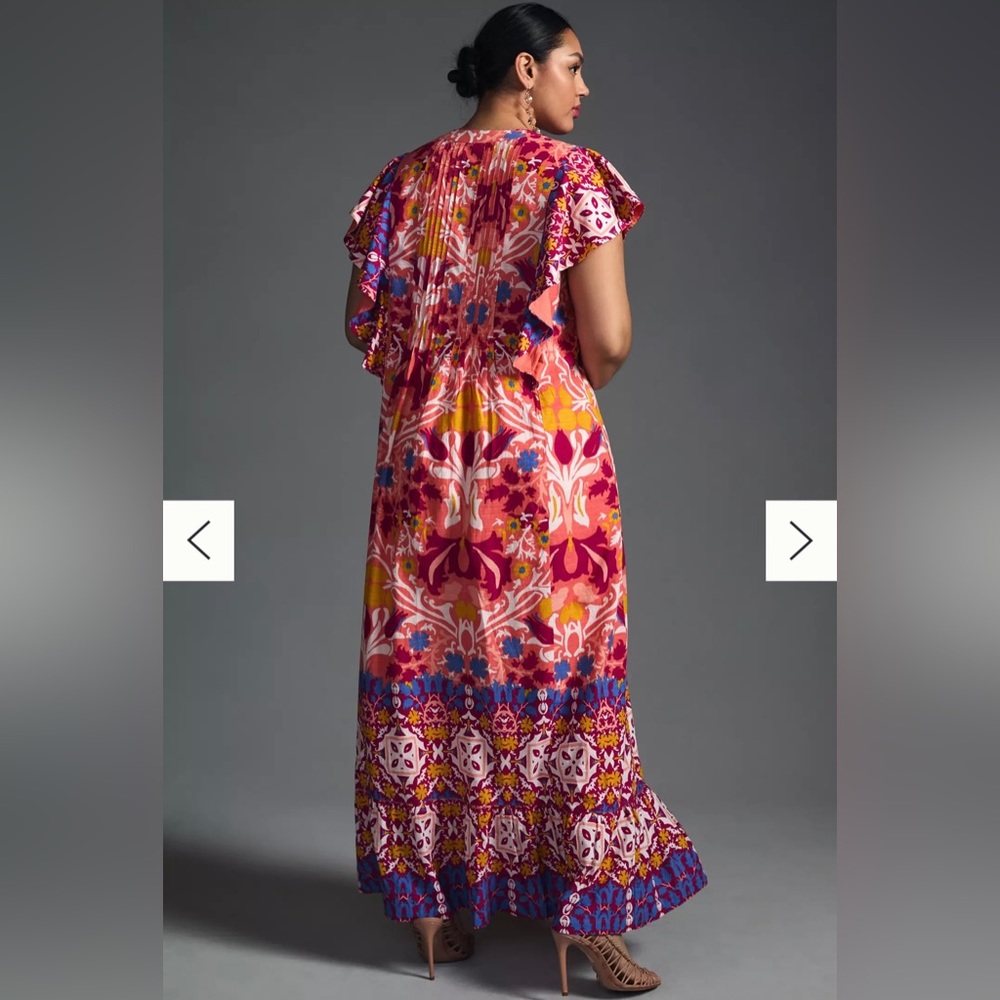 Maeve Anthropologie Cassandra Maxi Dress Plus Size